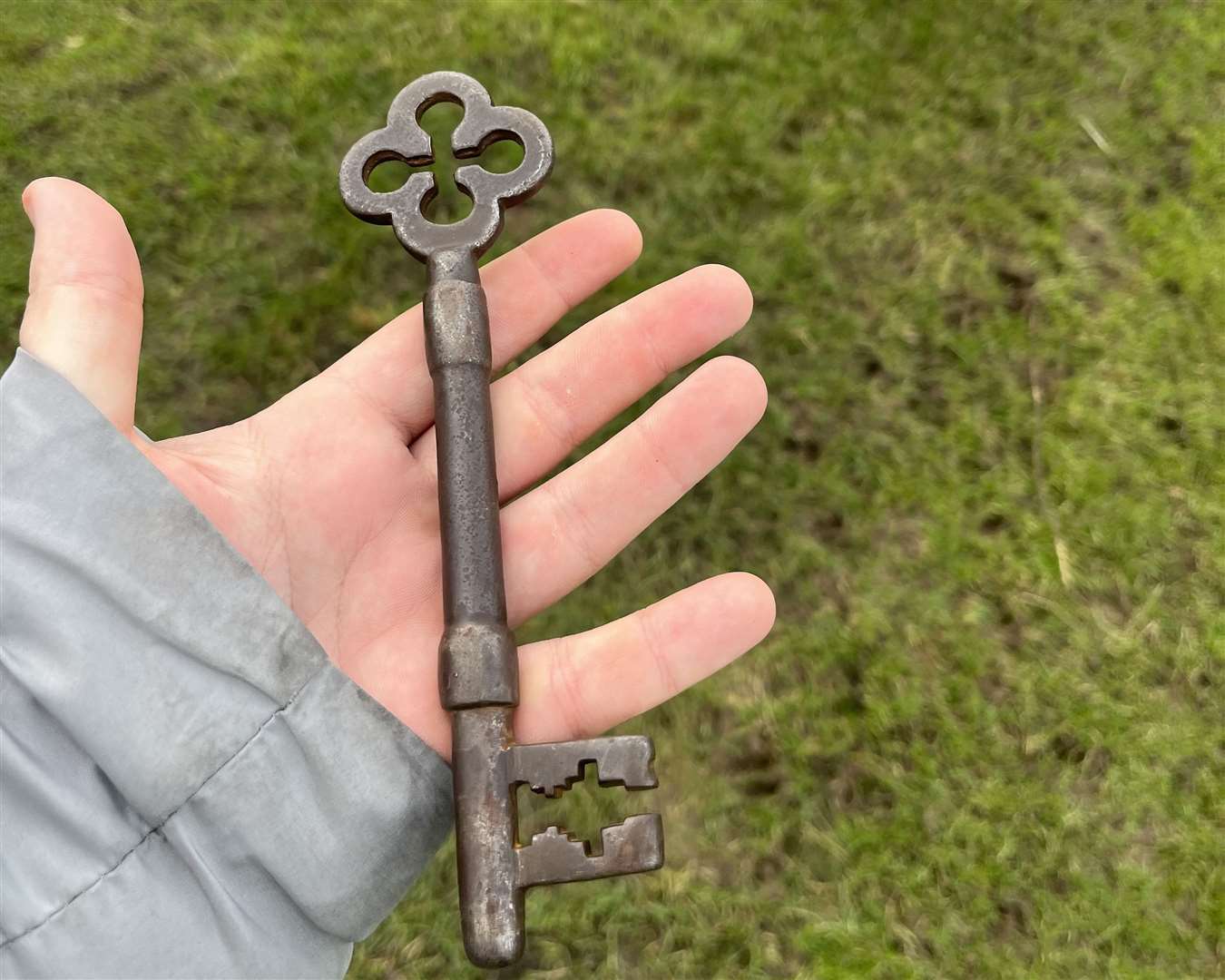 The huge key was the first sign of the age of the site