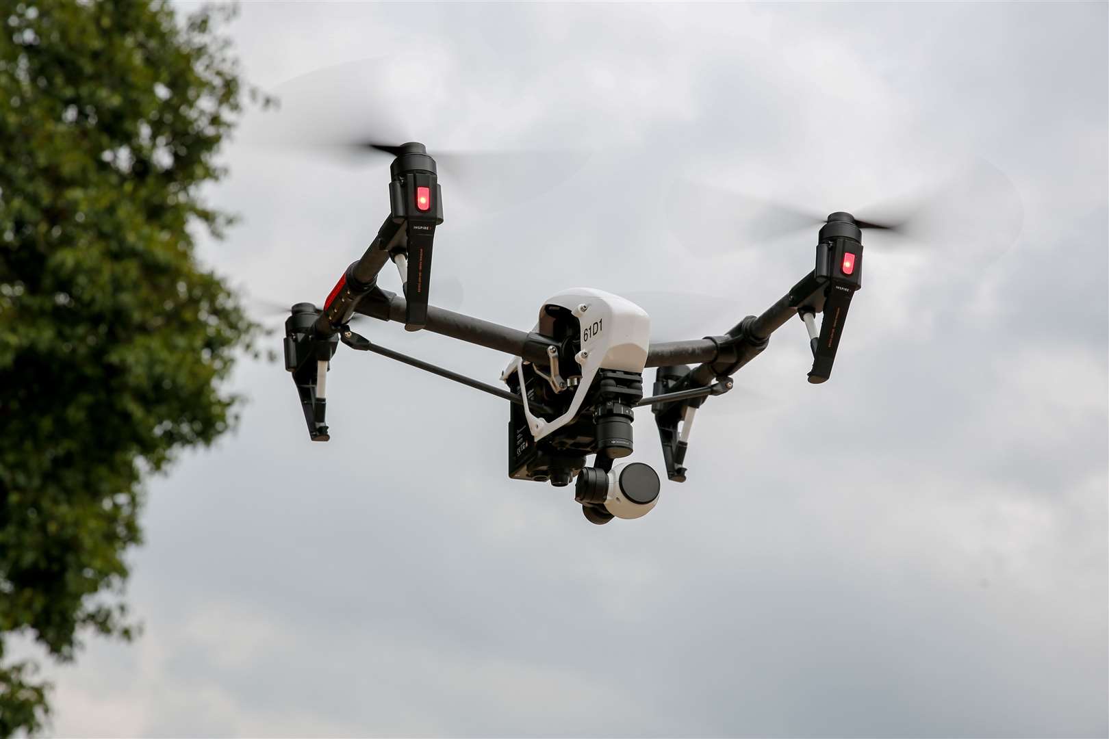 Drones will be flown over the A20 three times Picture: Matthew Walker