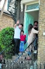 Schoolboy Danny at the house where the video for the new The Streets single was filmed