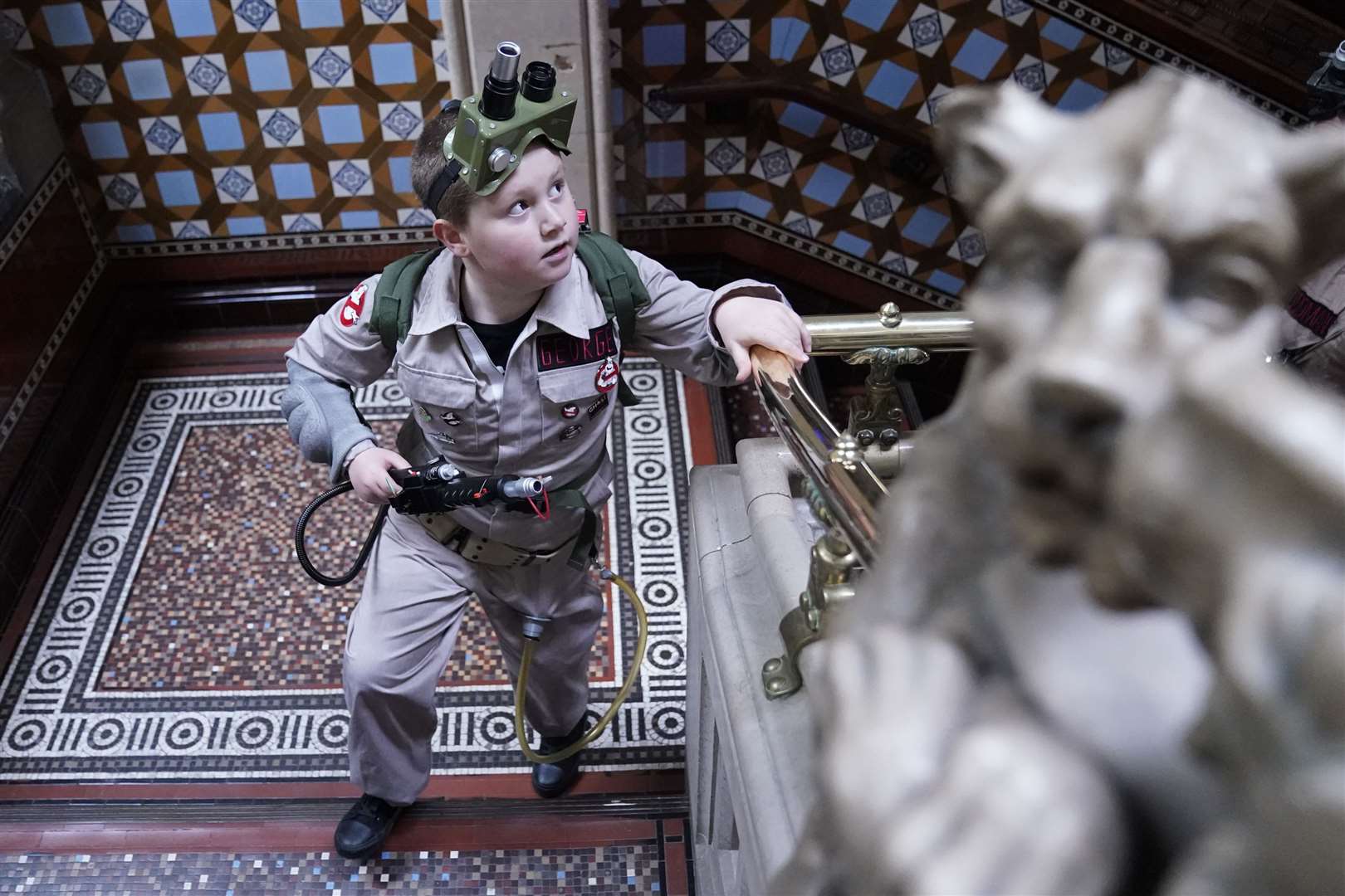 Ghostbusters superfan George Hinkins (Danny Lawson/PA)