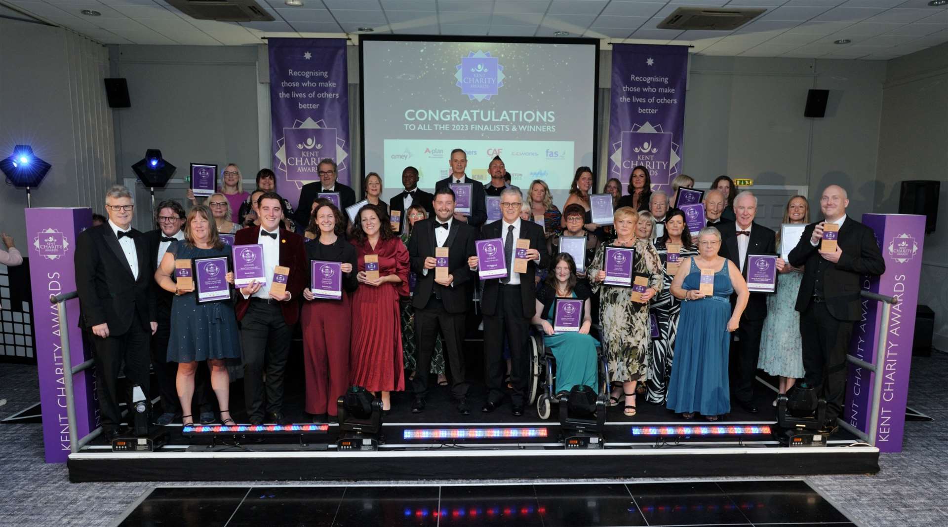 The Kent Charity Awards will return for 2024 with more than 40 finalists. Picture: Simon Hildrew