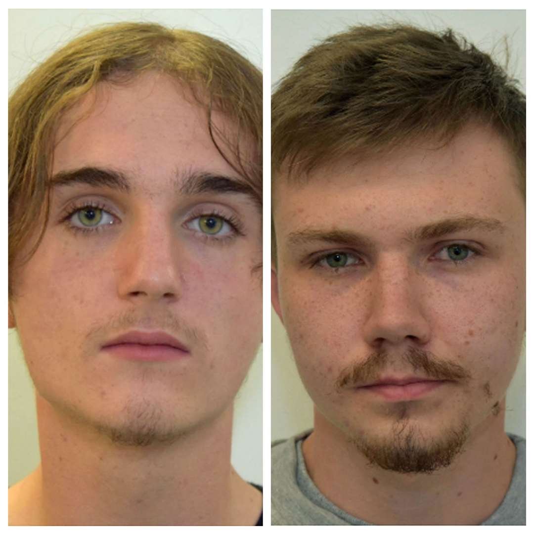 Connor Scothern and Garry Jack (West Midlands Police/PA)