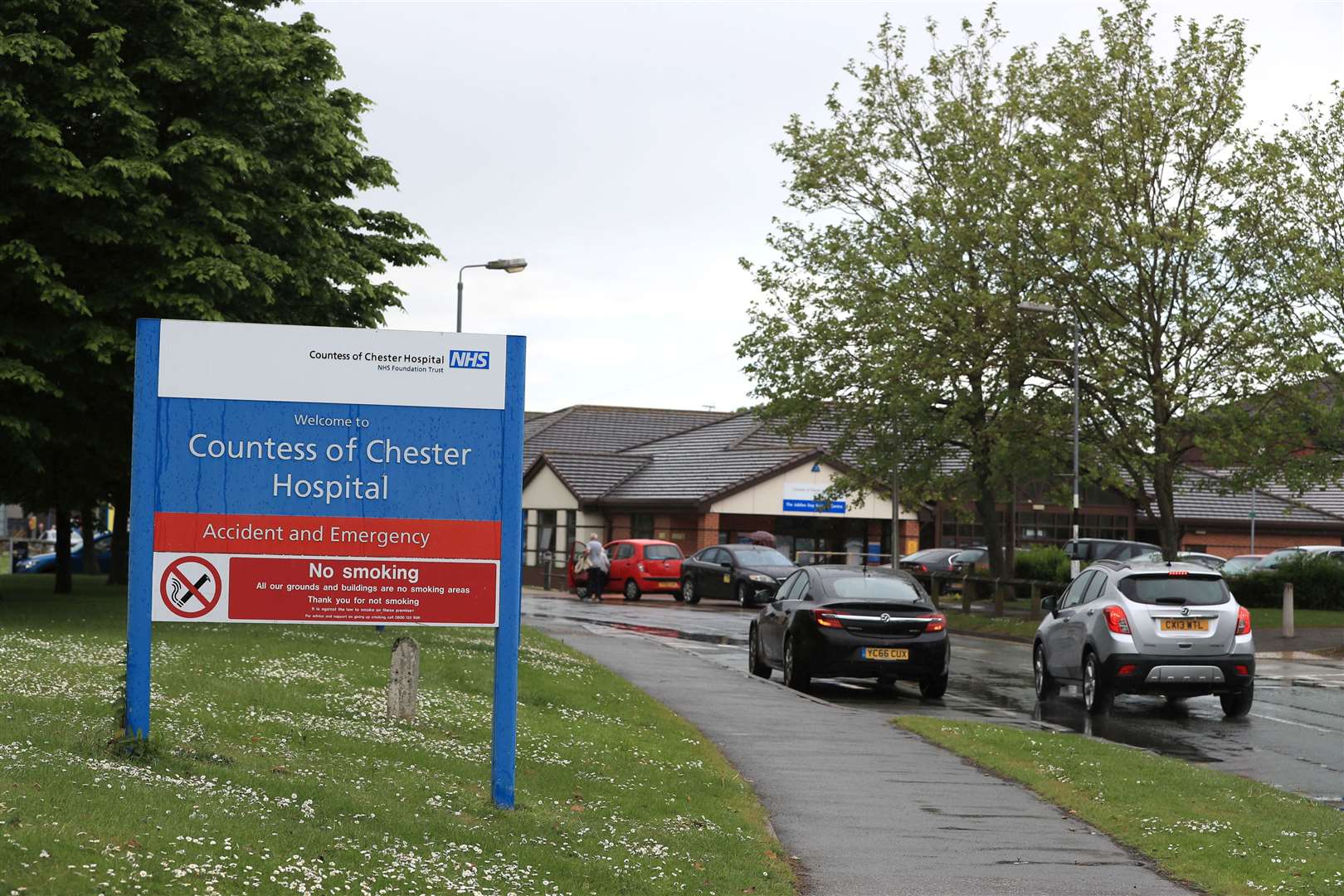 Letby was working at the Countess of Chester Hospital in Chester (Peter Byrne/PA)