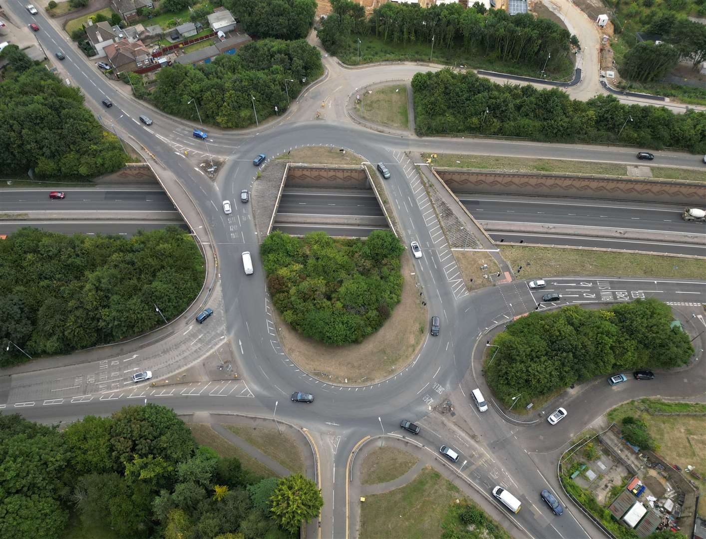 Key Street roundabout near Sittingbourne. Picture: Barry Goodwin