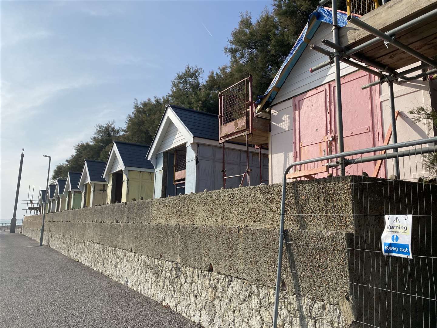 Some of the existing huts have fallen into disrepair over the years