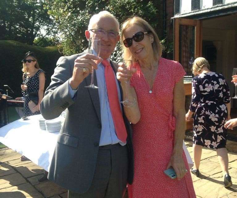 Rev Braid and his wife Susie