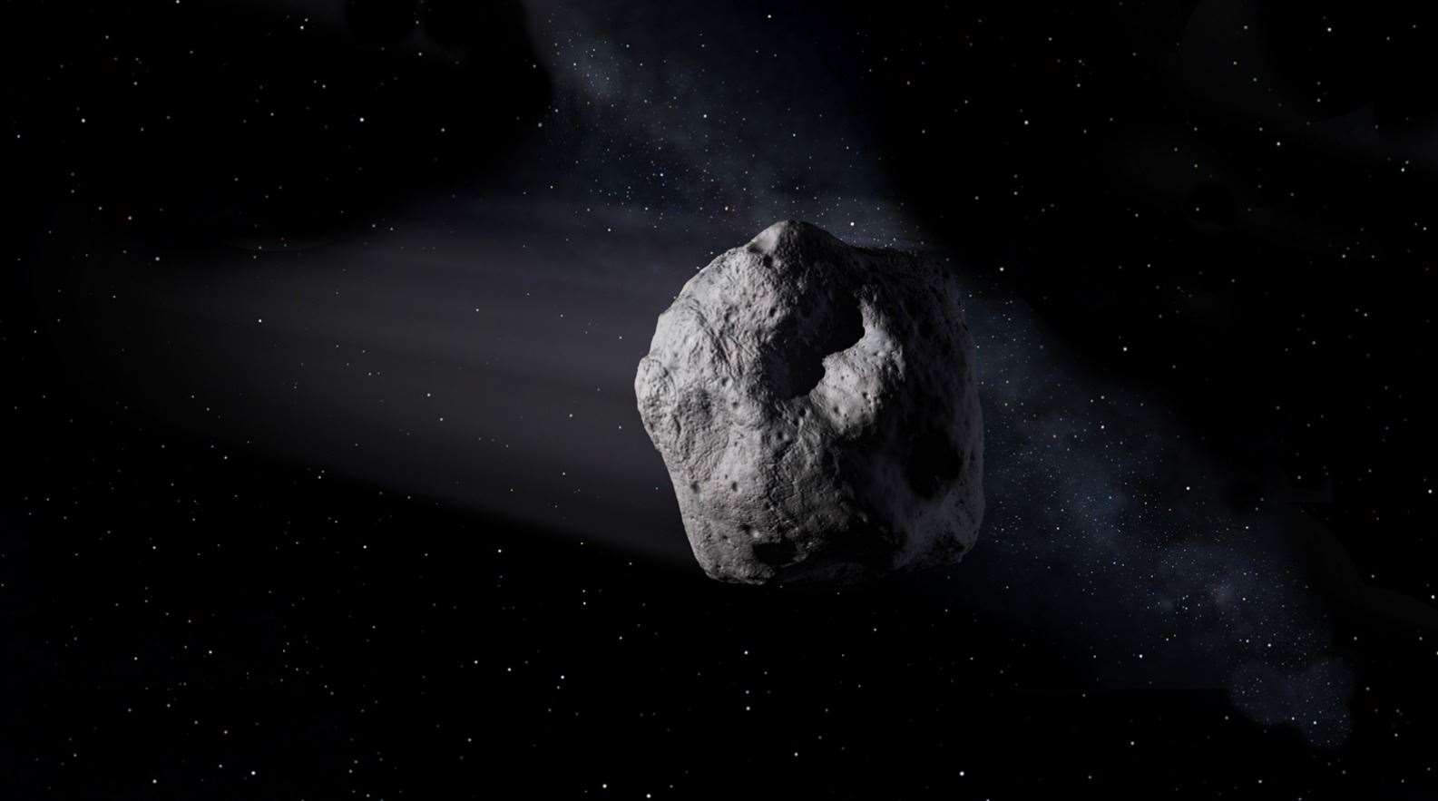The asteroid is set to whizz past earth this week. Stock picture