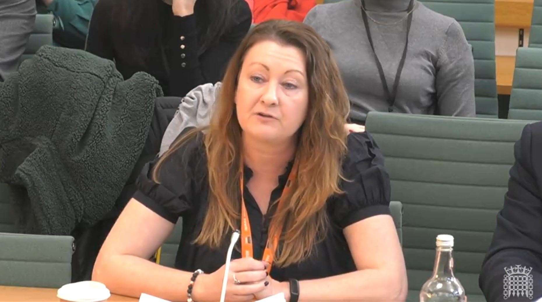 GMB’s national secretary Rachel Harrison (House of Commons/PA)