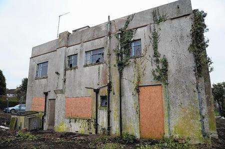 The recently cleared gardens has revealed the extent of restoration needed