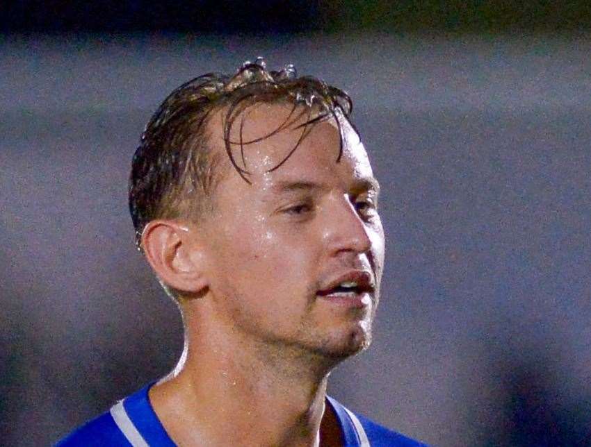 Herne Bay attacking midfielder Kane Haysman - could return to action at Southwood on Saturday. Picture: Stuart Watson