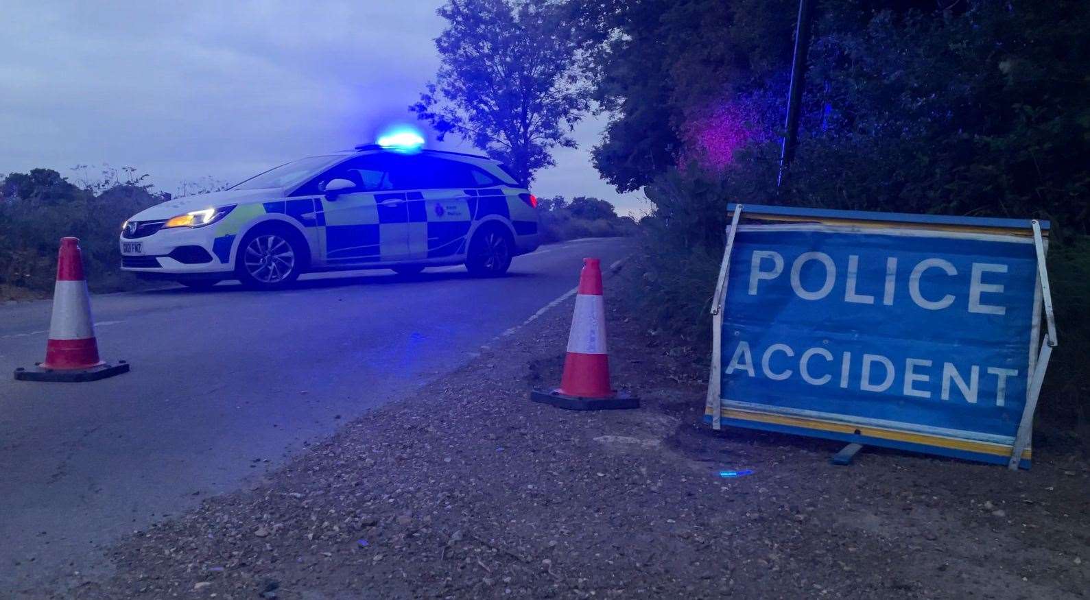 An 18-year-old woman and 21-year-old man were pronounced dead at the scene. Picture: BBC South East / Josie Hannett