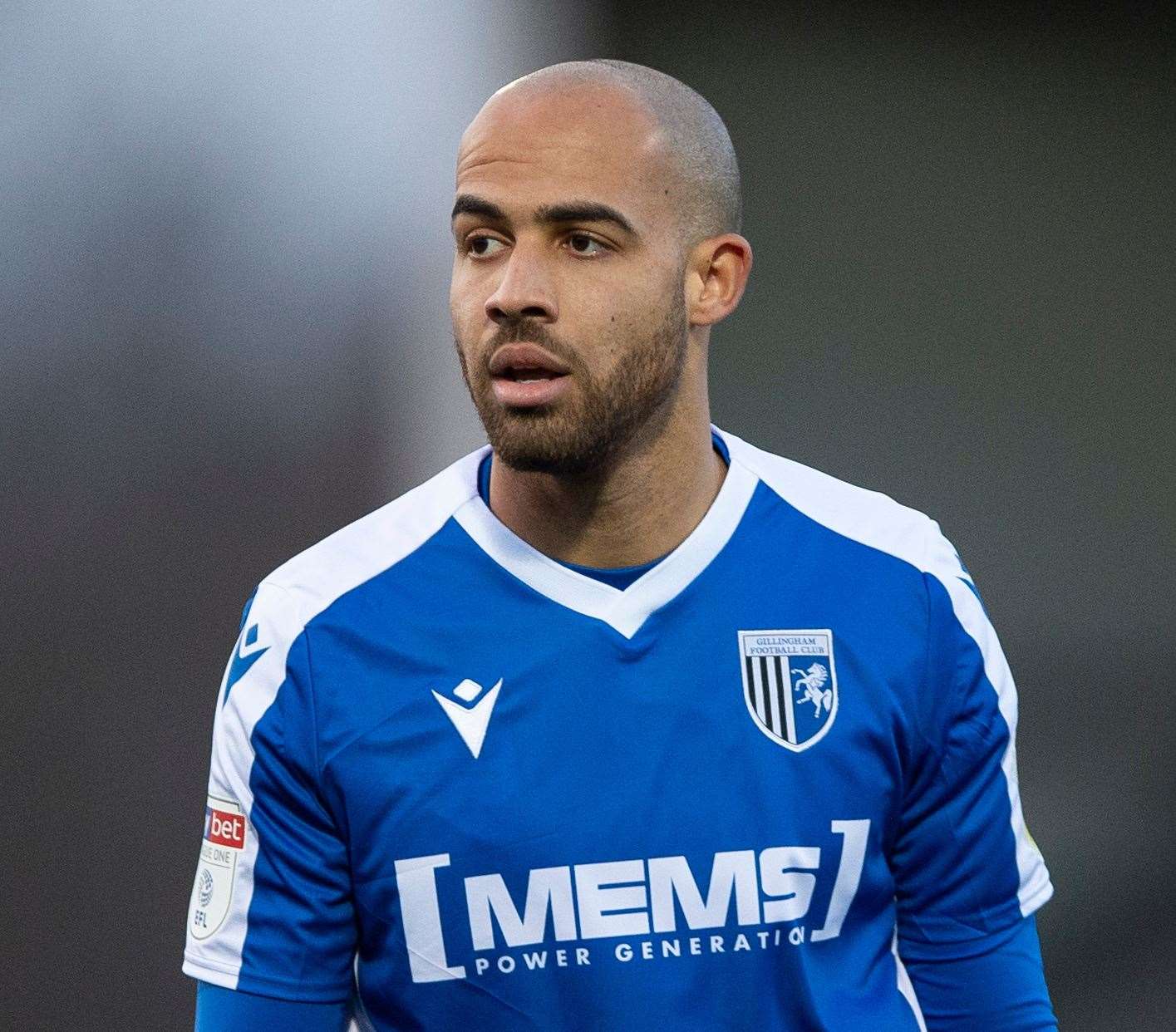 Jordan Graham scored Gillingham's penalty against Charlton Picture: Ady Kerry