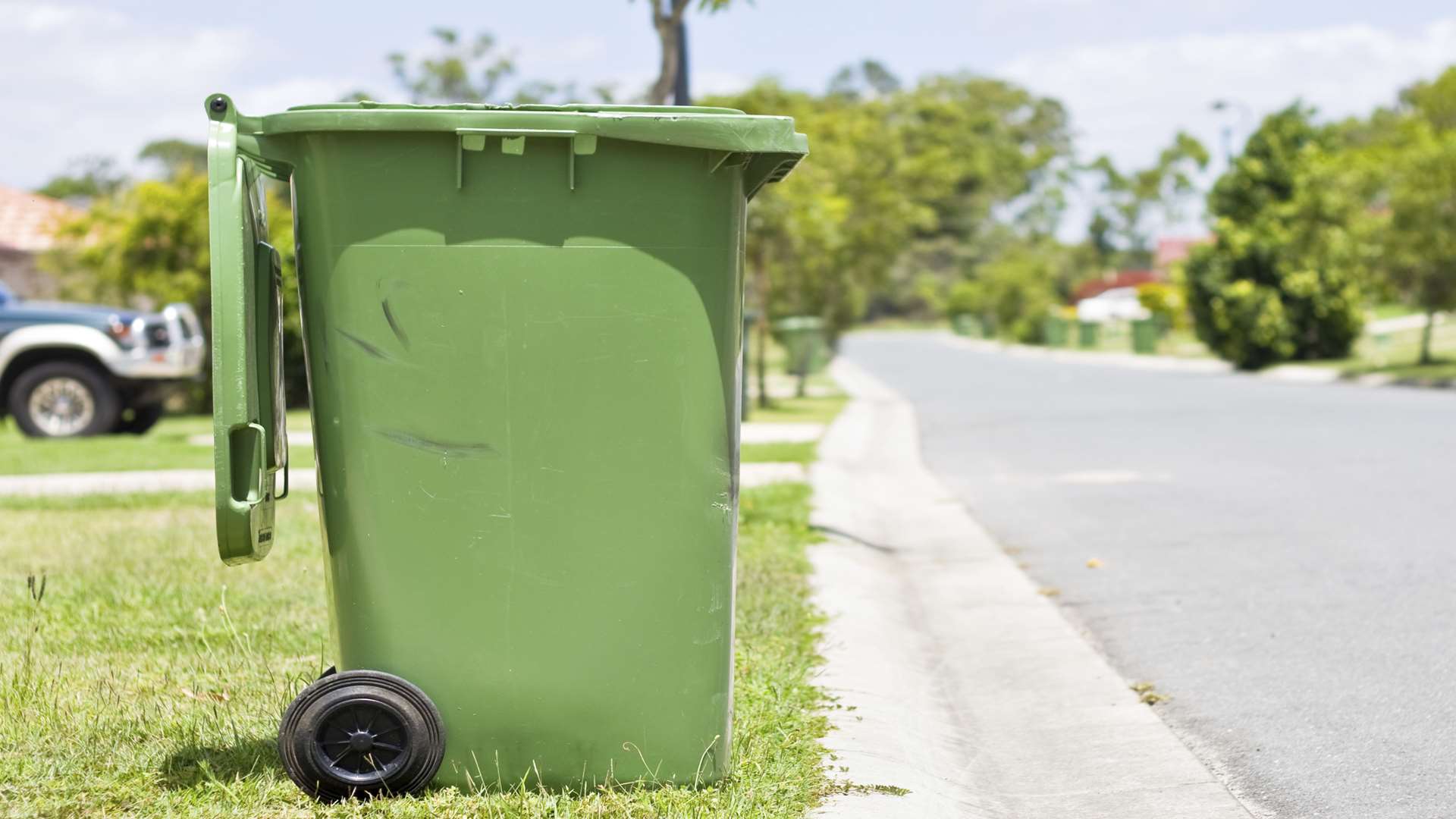 Two wheelie bins were destroyed in the fire. Stock picture