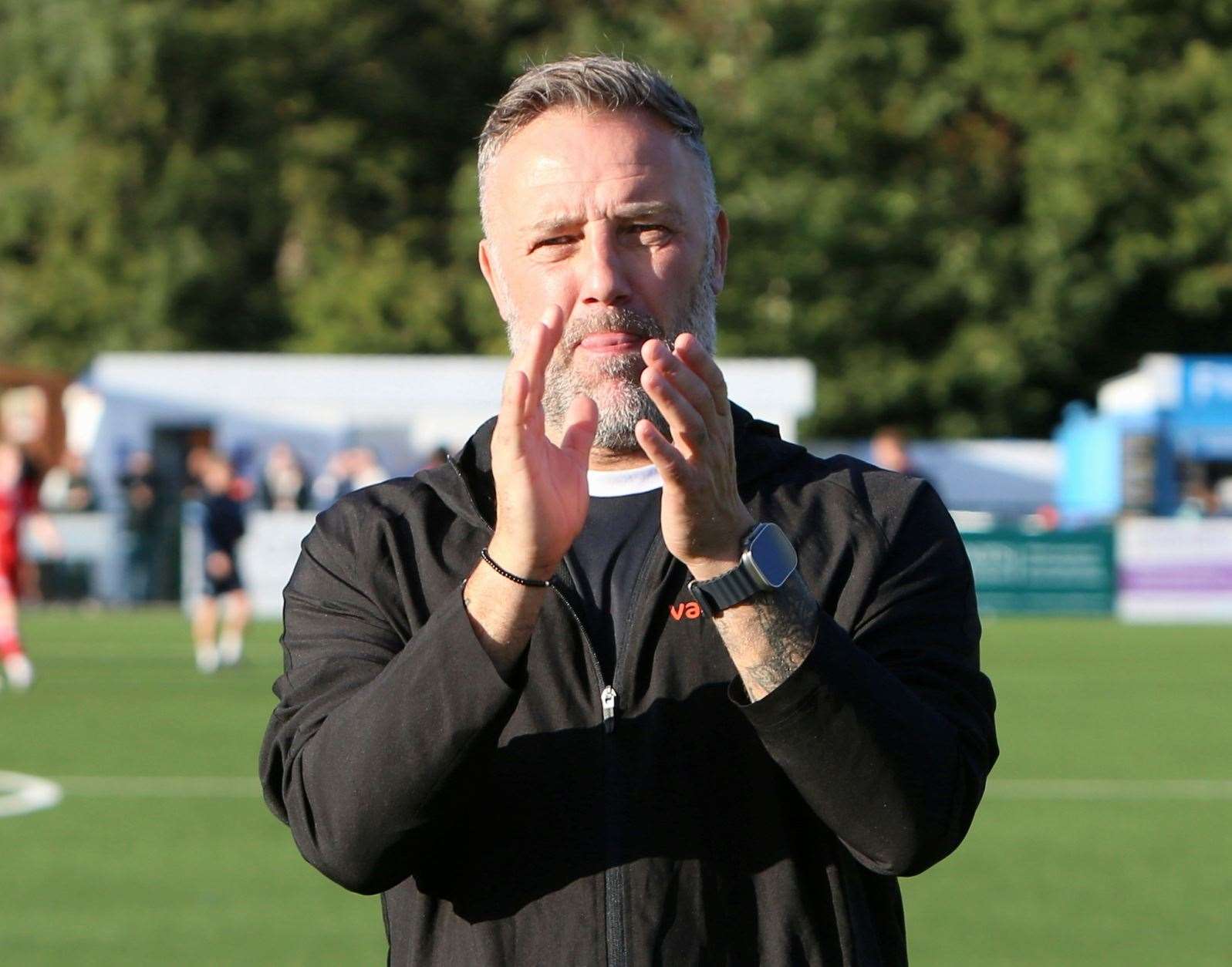 Tonbridge Angels manager Jay Saunders. Picture: Dave Couldridge