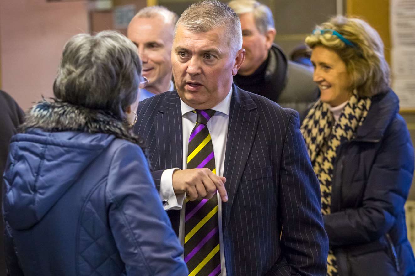 Ukip election candidate Eddie Powell in Allington