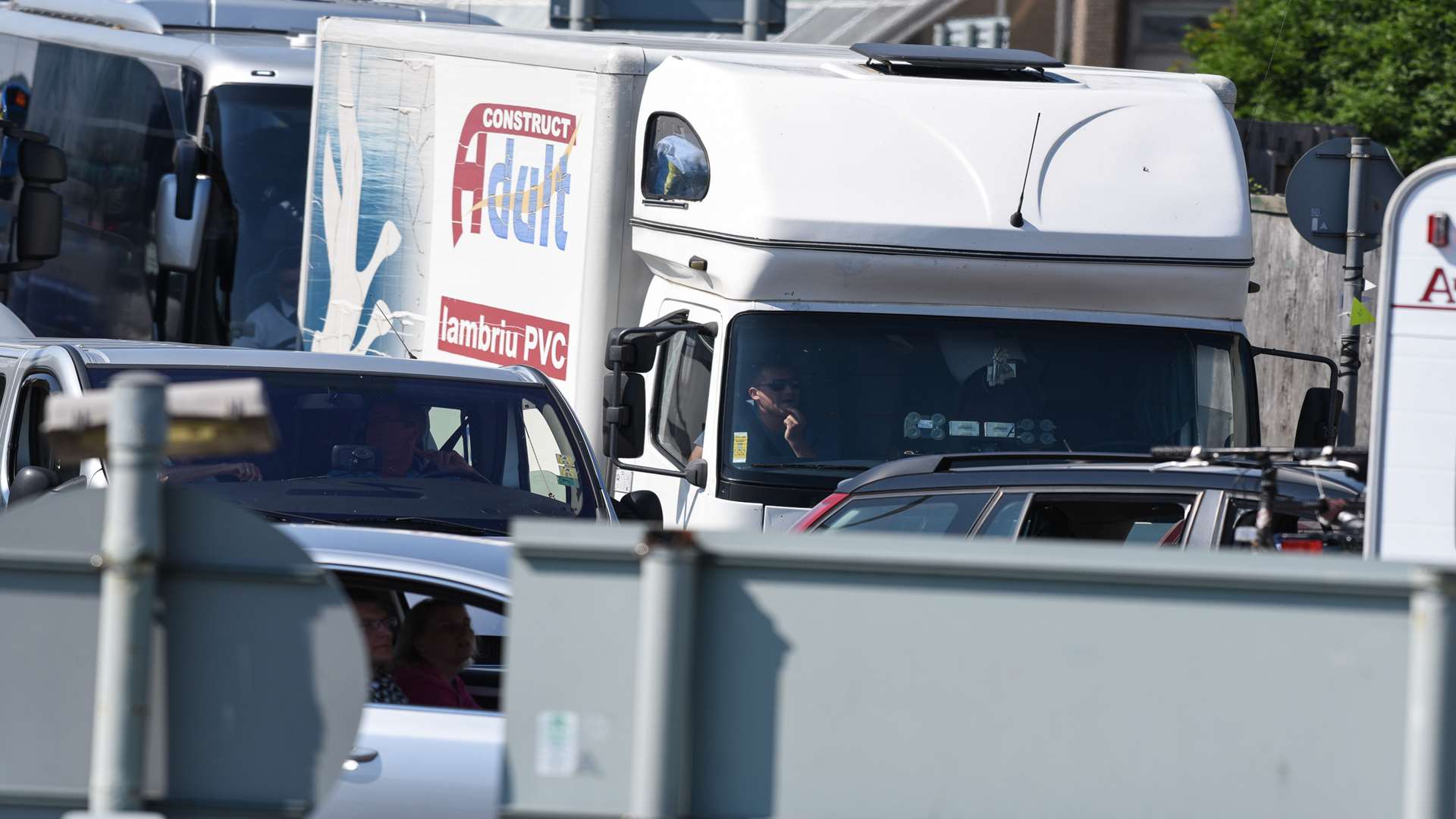 Traffic chaos in Dover