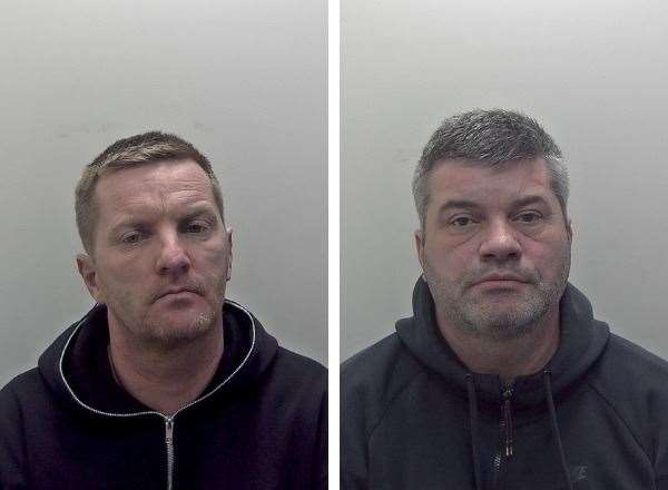 Joszef Papp and Imre Szatmari were jailed at Canterbury Crown Court