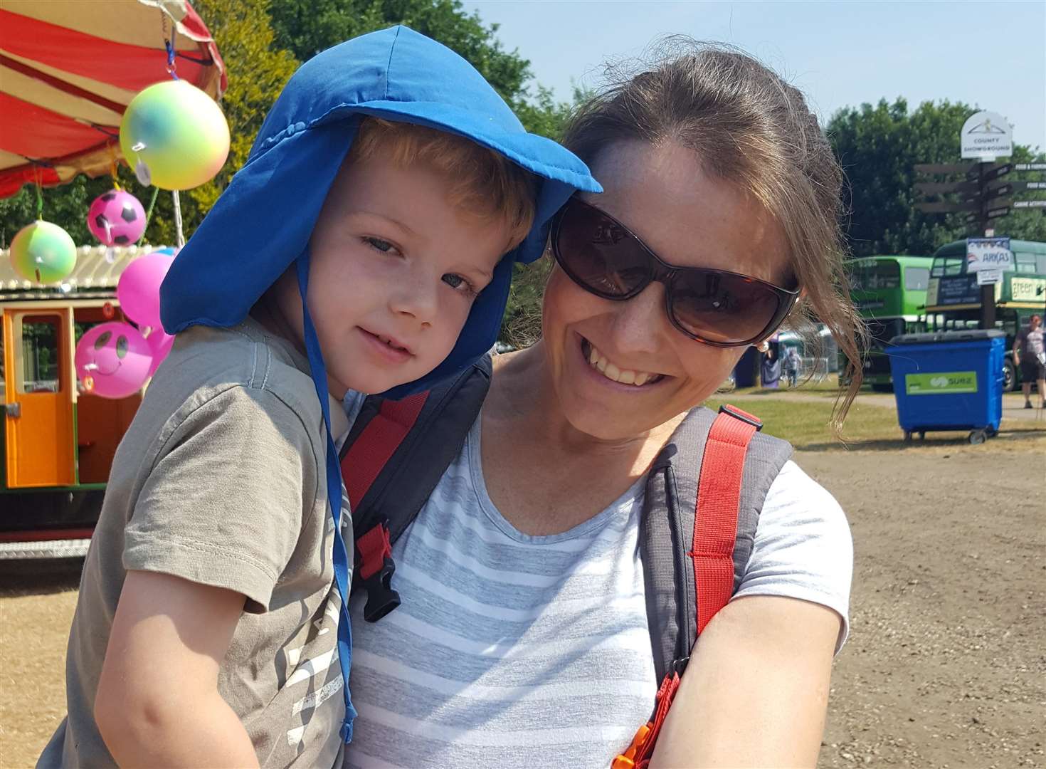 Georgina Hukins, 36, with her three-year-old Henry