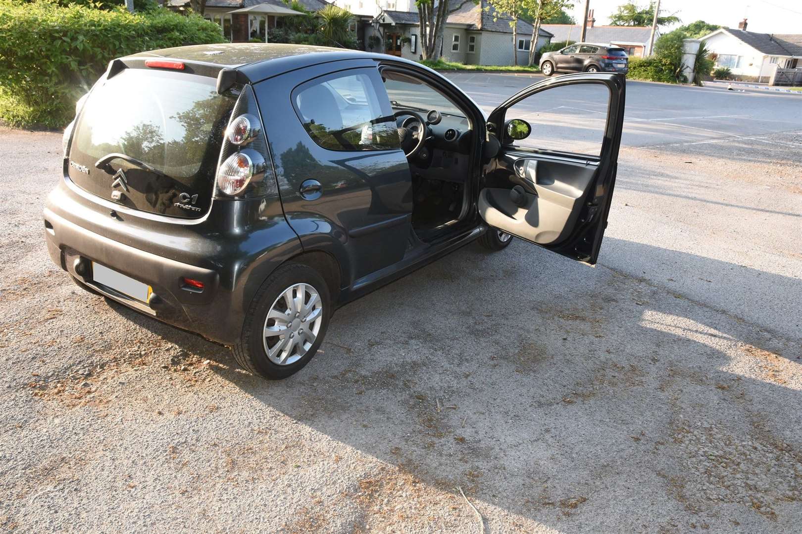 Timothy Brehmer’s Citroen car, in which Claire Parry died (Dorset Police/PA)