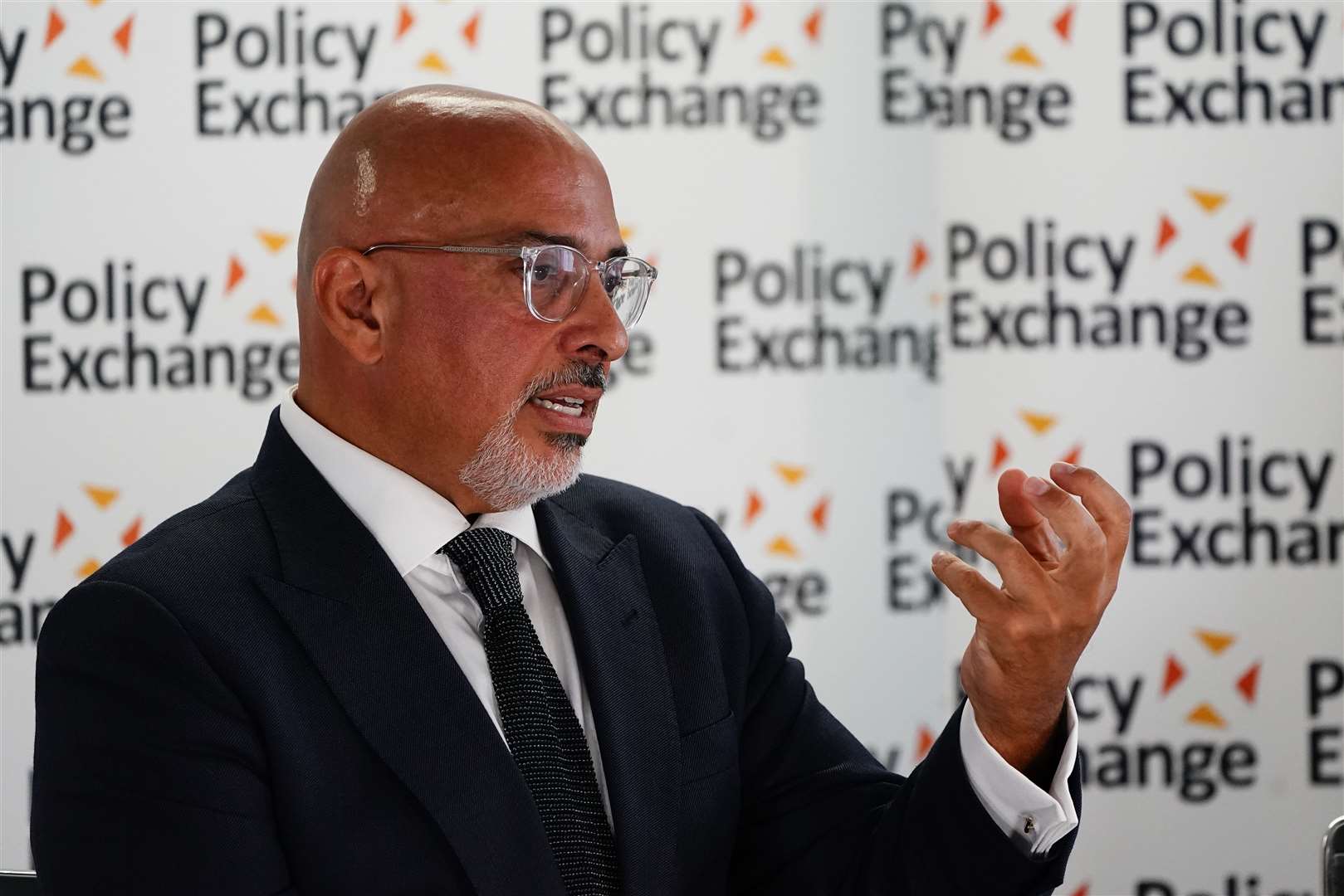 Mr Zahawi said Vladimir Putin would want the country to be divided, which caused the audience to erupt into laughter (Aaron Chown/PA)