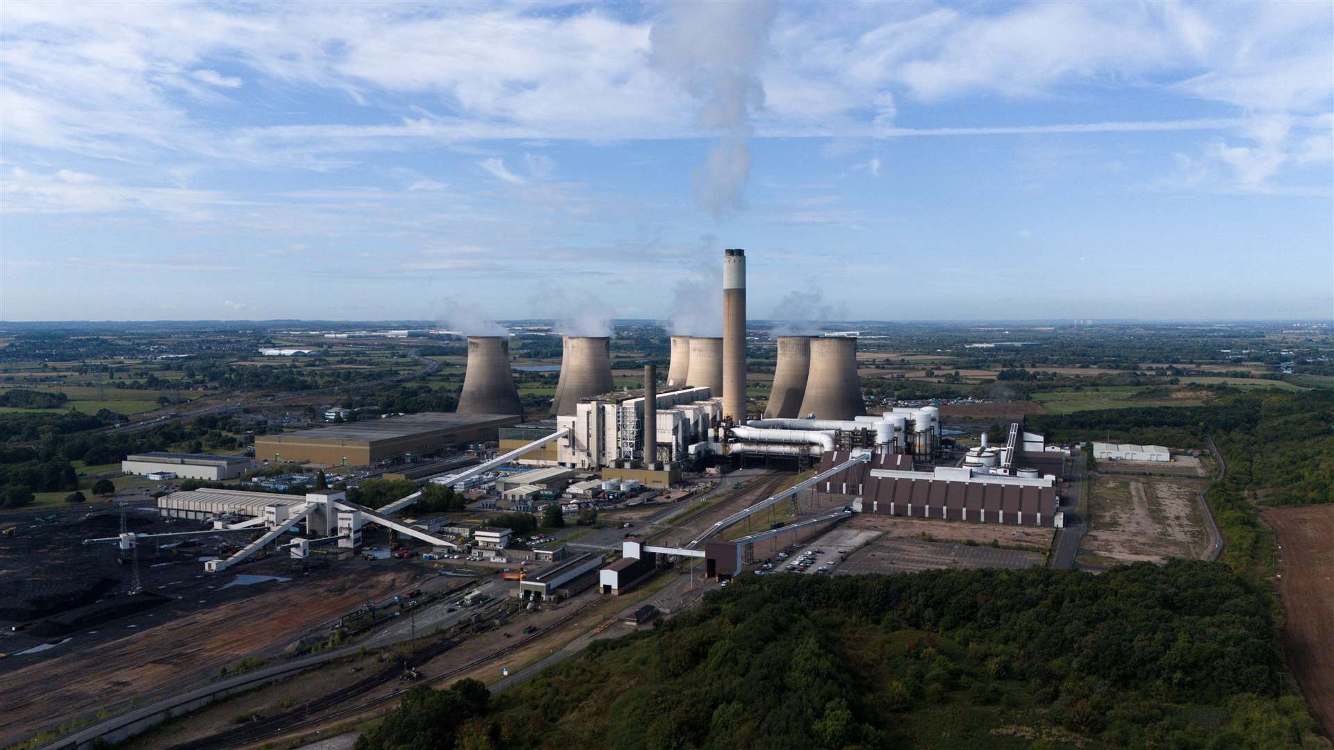 The 655-acre site of the Ratcliffe-on-Soar power station (Jacob King/PA)