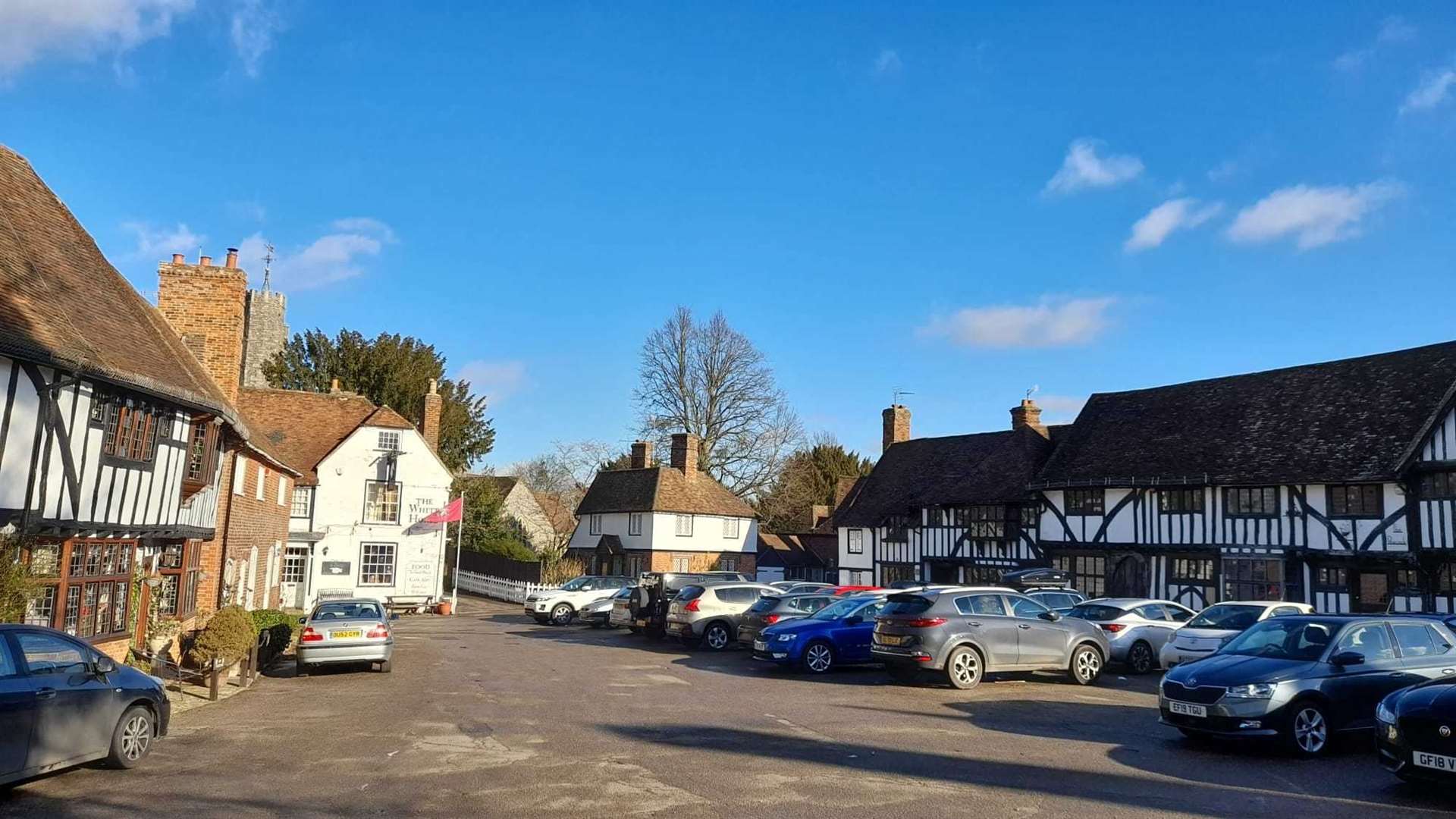 Chilham's historic village square