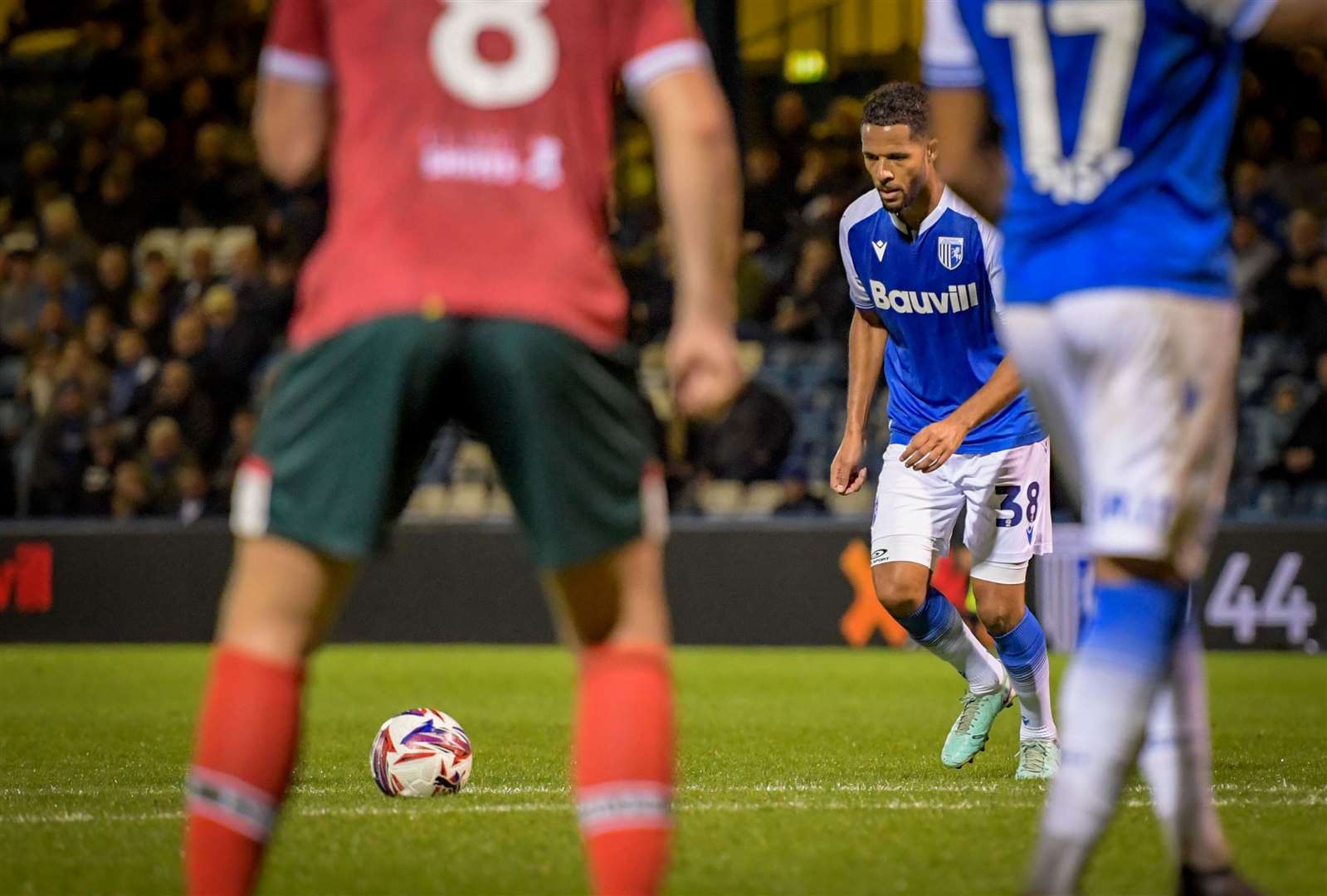 Tim Dieng was among those who was unable to find a way past the Newport defence on Tuesday night Picture: Stuart Watson