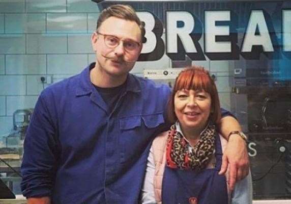 Ben Wykes at his bakery in The Centre. Picture: Instagram/modern_provider