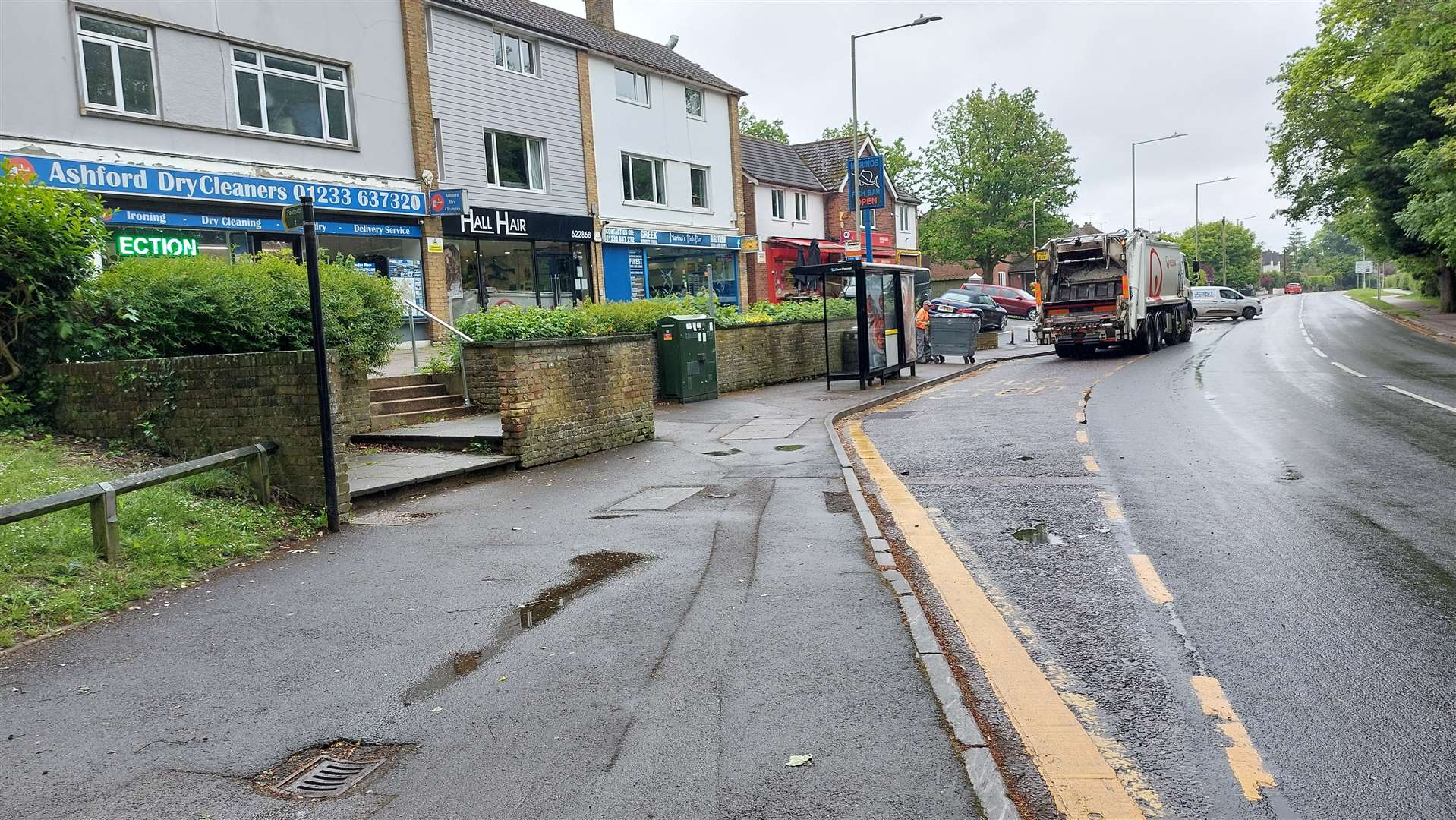 Drivers can now park in the layby again, with shop owners asking them to leave their cars for no more than 30 minutes