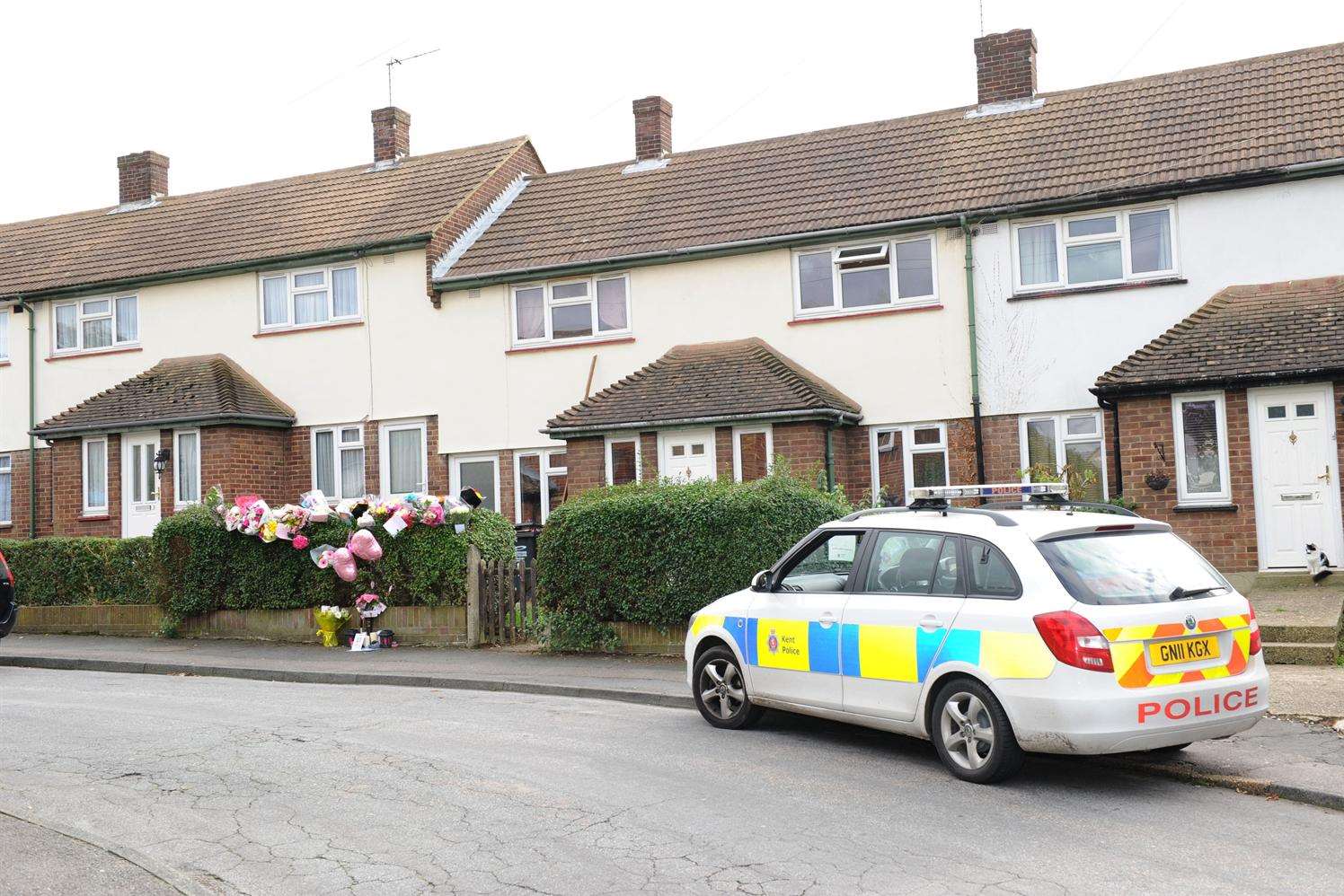 Donna Eastwood's house in Almond Road. Picture: Simon Hildrew