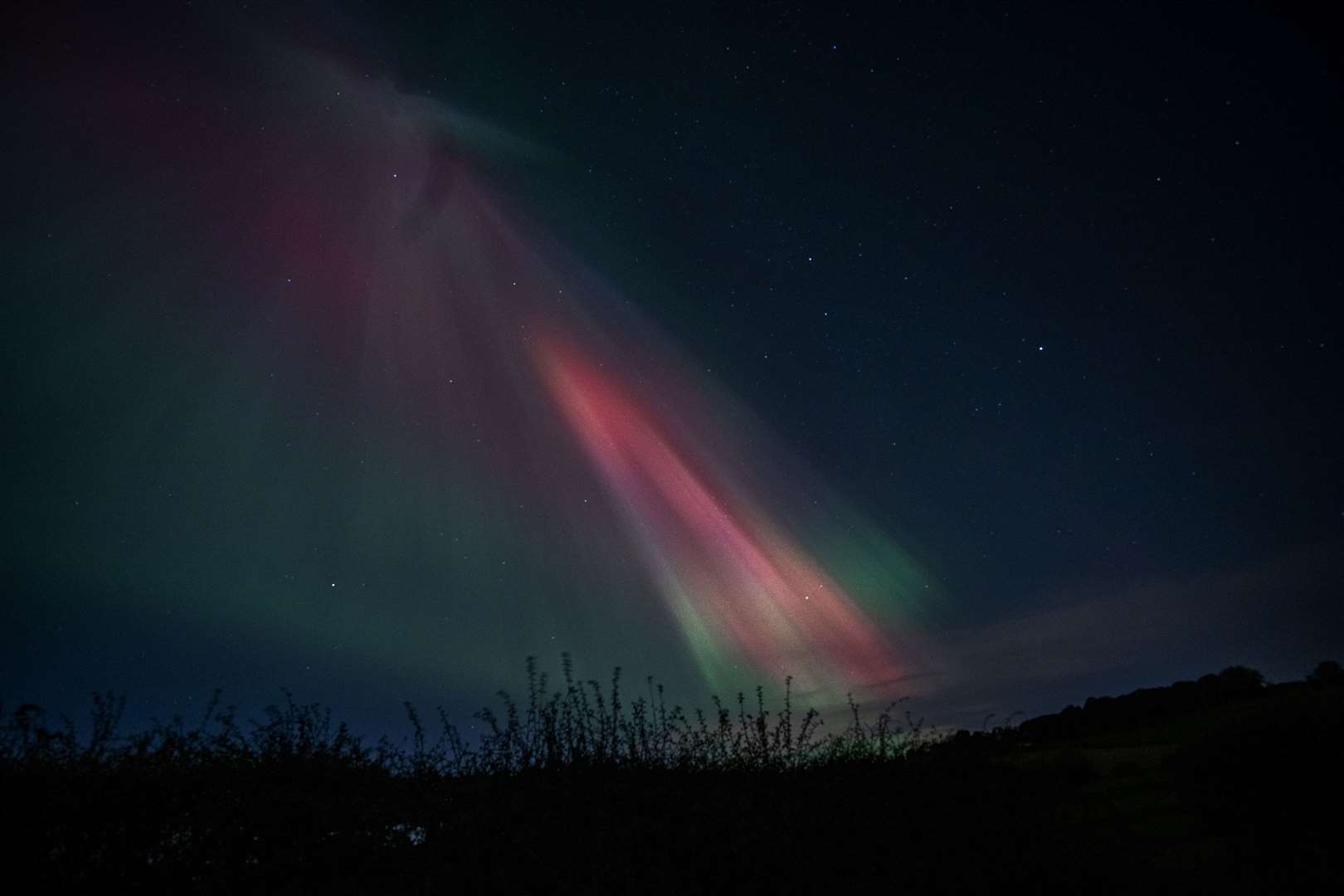 Sunspots give the potential for Earth-directed releases of large bursts of energy, called coronal mass ejections, which can lead to aurora visibility (Jane Barlow/PA)