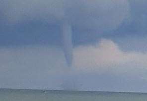 The waterspout off Deal Adam Cowell / Dover Strait Shipping