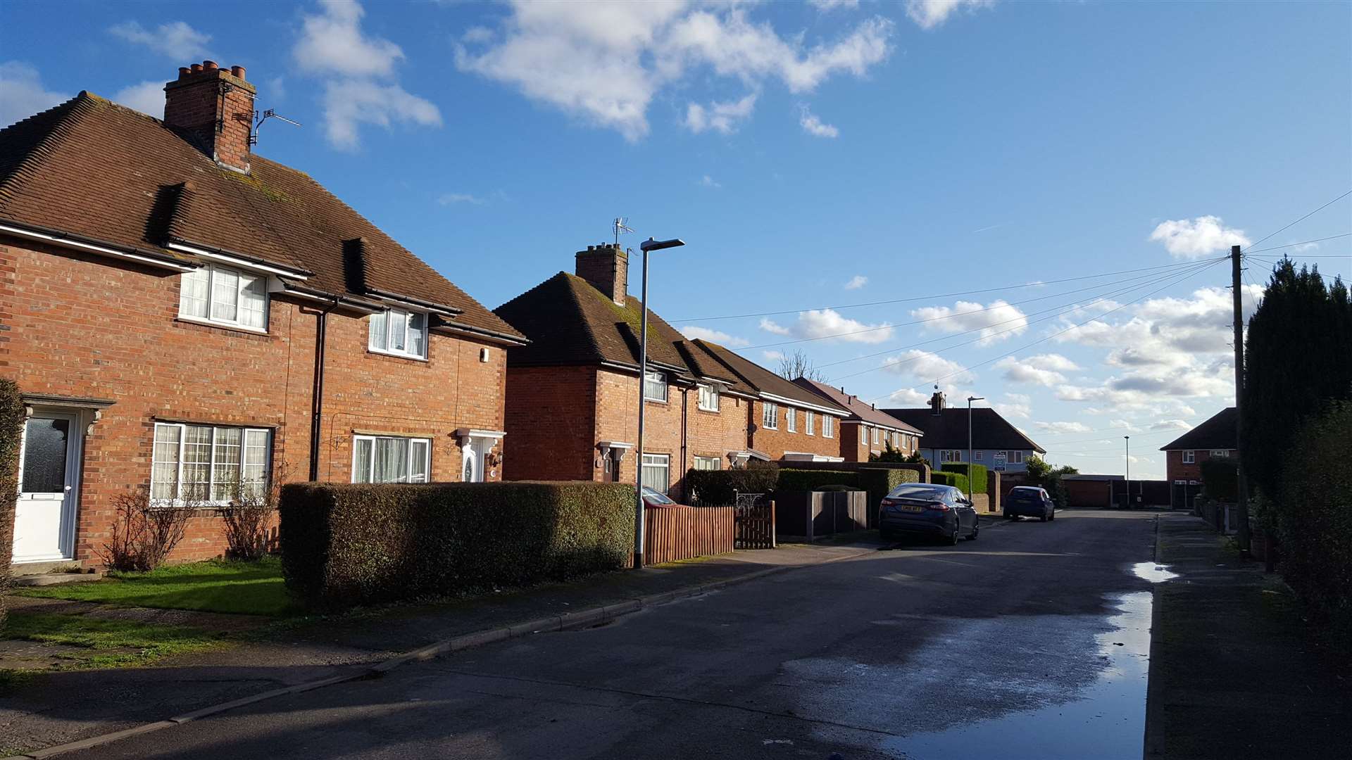 A man was found with serious head injuries in The Avenue, near The Elms in Hersden