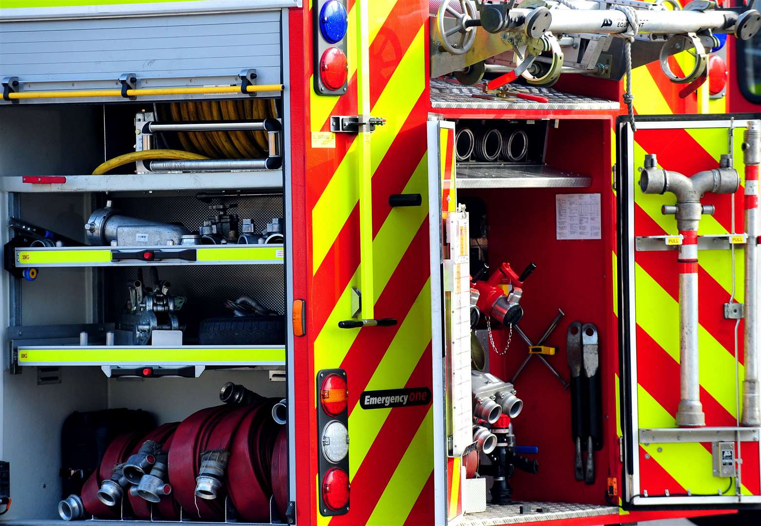 Firefighting equipment in a fire engine (Rui Vieira/PA)