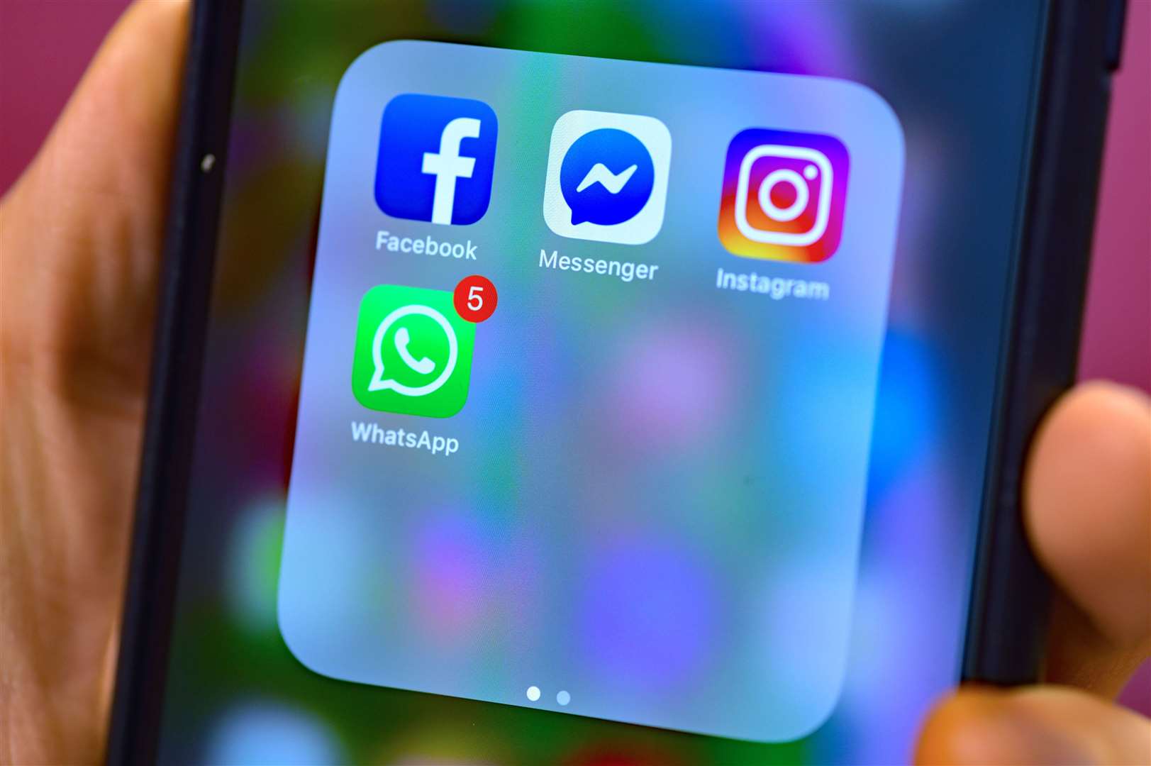 The change relates to Instagram and Facebook Messenger (Nick Ansell/PA)