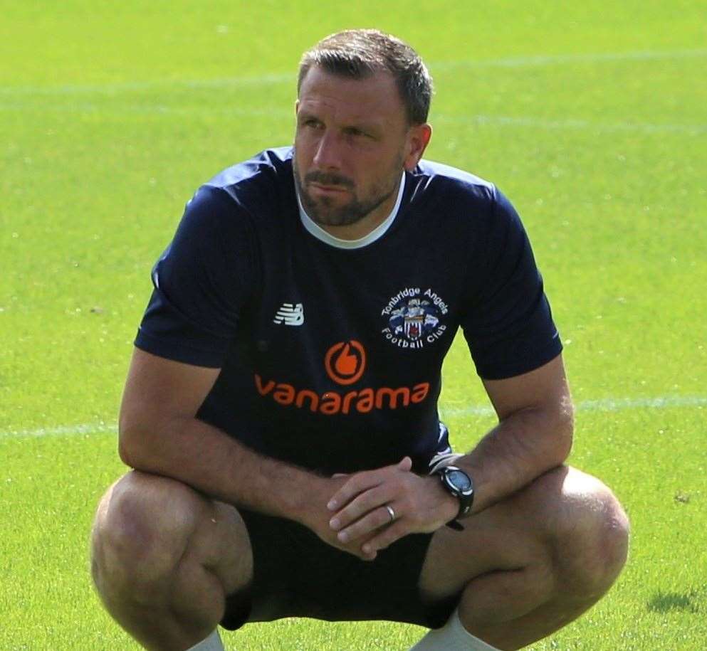 Tonbridge Angels manager Steve McKimm Picture: Dave Couldridge