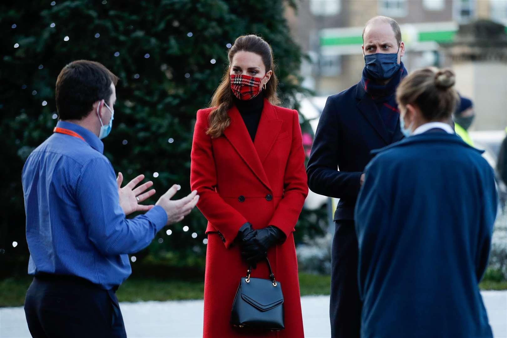 William and Kate meeting NHS staff (Matthew Childs/PA_