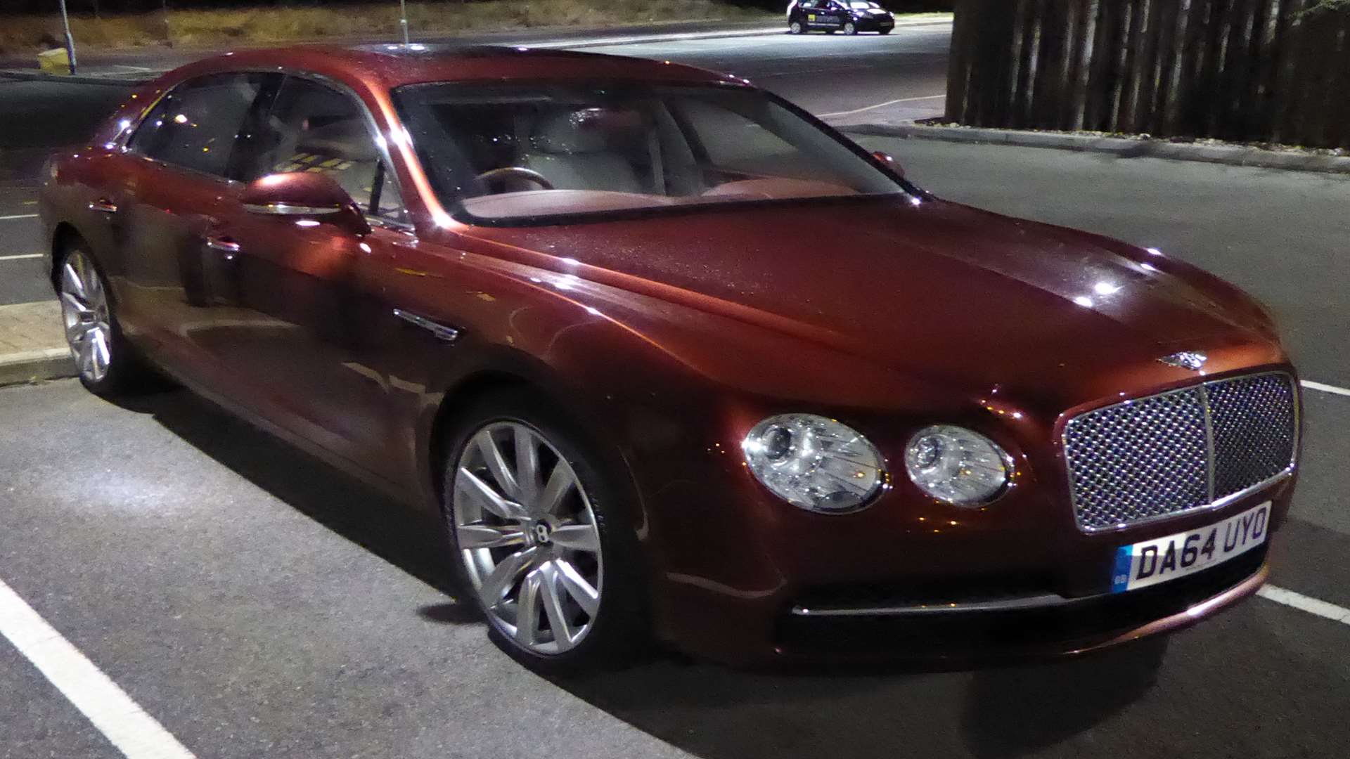 Resplendent in a sumptuously rich Rubino Red the car is certainly going to turn a few heads