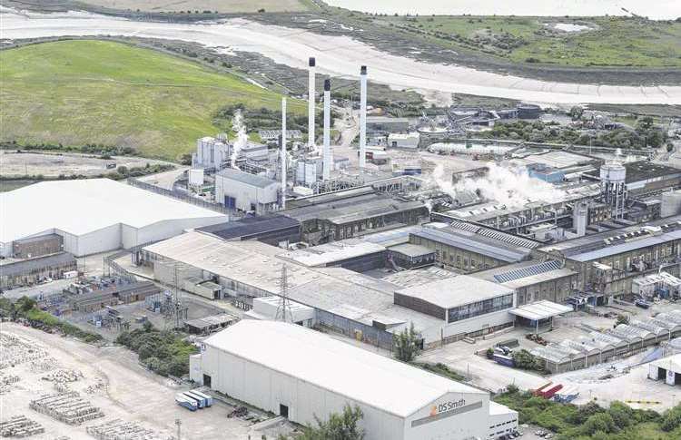 Kemsley paper mill in Sittingbourne. Picture: Simon Burchett