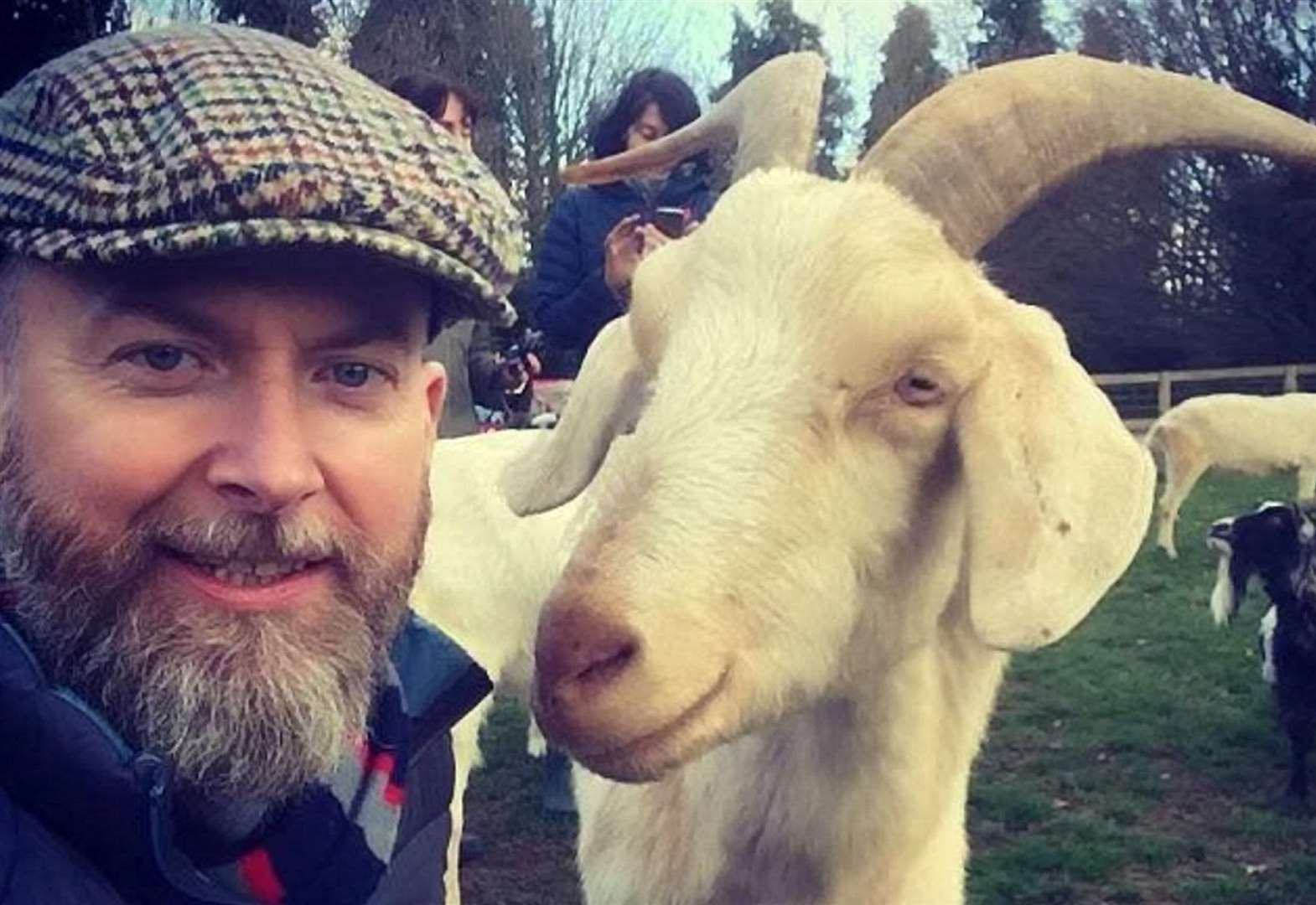 Study in Maidstone shows goats recognise when humans are smiling