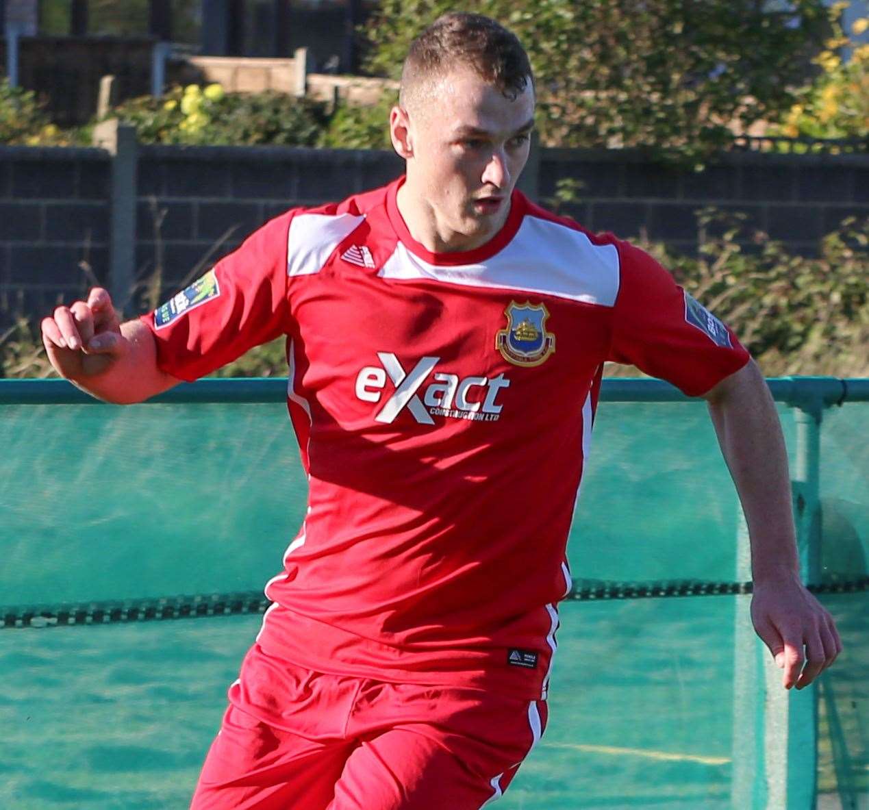 Steve Smith pictured playing last season for Whitstable Picture: Les Biggs