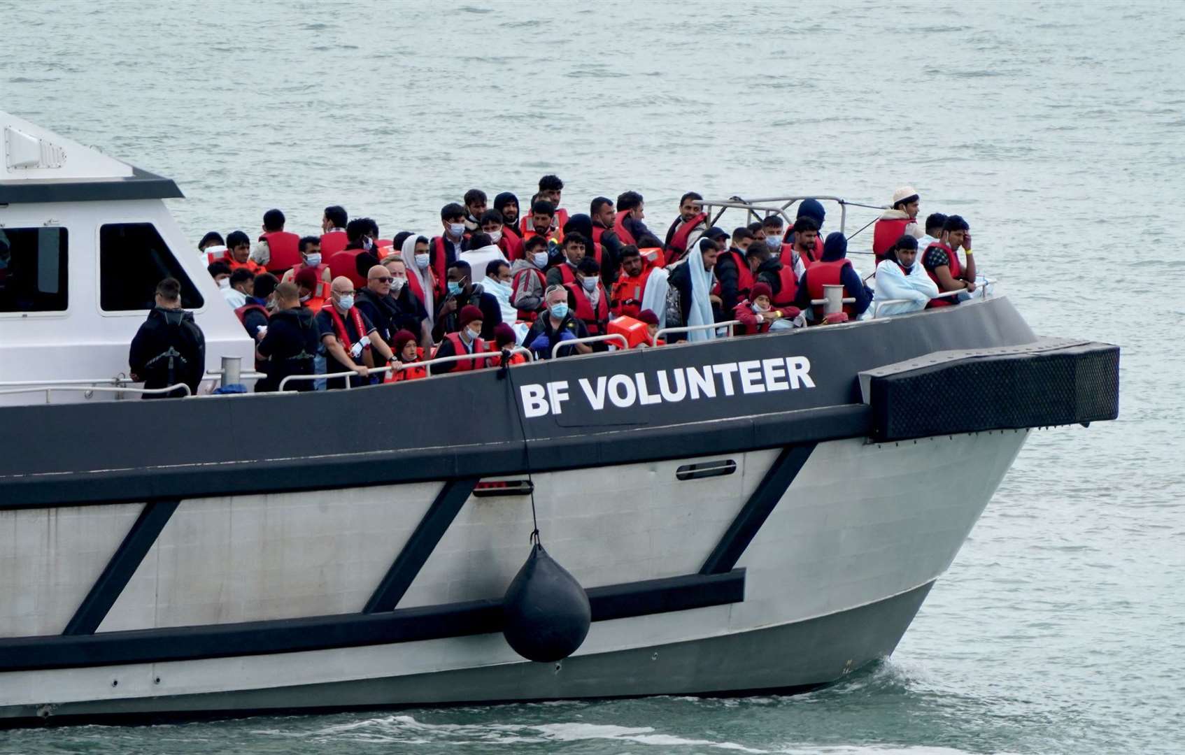 More than 24,000 migrants have crossed the English Channel so far this year. Picture: PA/Gareth Fuller