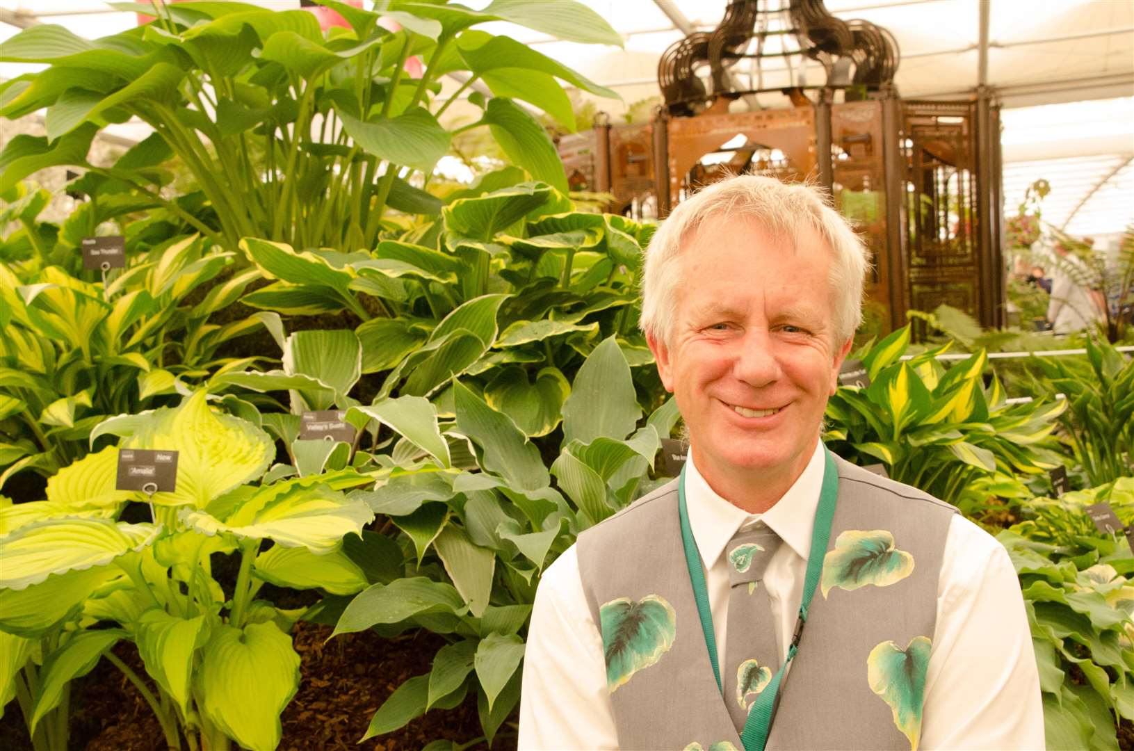 Paul Harris of Brookfield Nurseries, Ashford Picture: Ian West