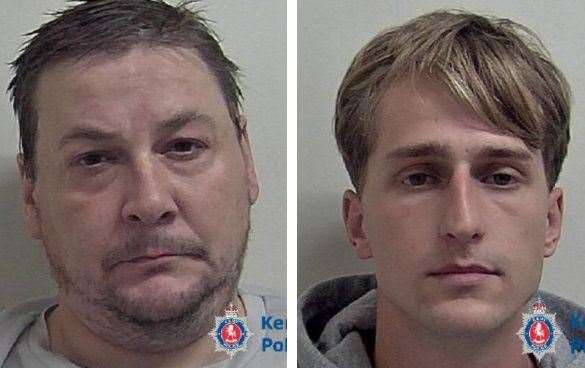 Aaron Little and Jonathan Fullick were locked up. Pictures: Kent Police