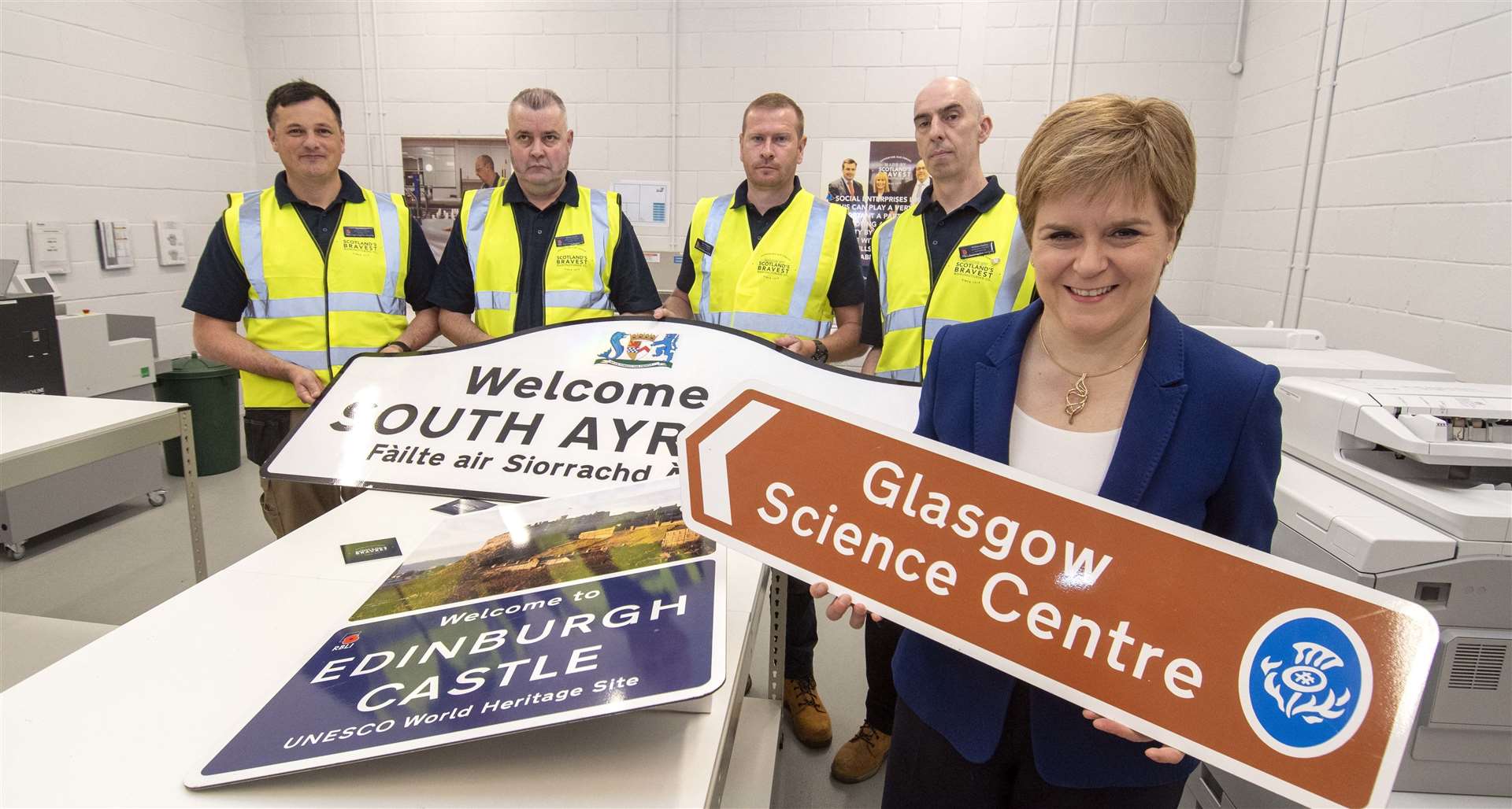 Nicola Sturgeon opens the social enterprise inspired by Aylesford-based Royal British Legion Industries (12567651)