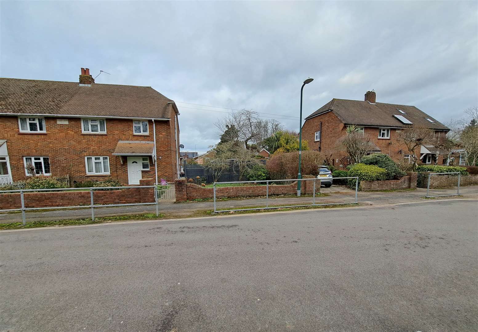 The proposed site of the new car park in East Malling High Street