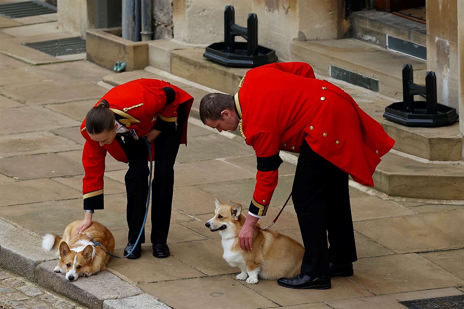 The Queen’s two corgis, Muick and Sandy, Peter Nicholls/PA