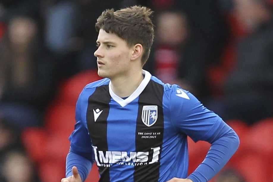 Gillingham midfielder Josh Chambers was recalled from a loan at Worthing for the final weeks of the season