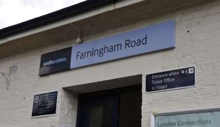 Farningham Road station