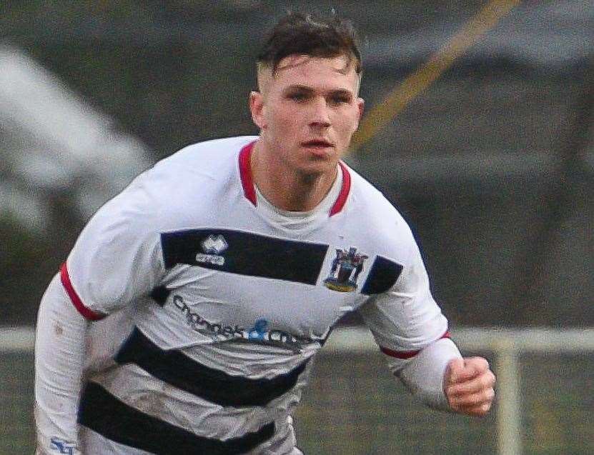 Alfie Foster put Deal Town ahead but they ended up losing 4-1 to Binfield Picture: Alan Langley